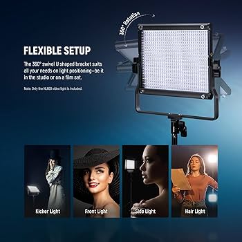 NEEWER LEDライトセット 3200-5600K NEEWER 2 opakowanie Bicolor 660 Panel LED Light Video